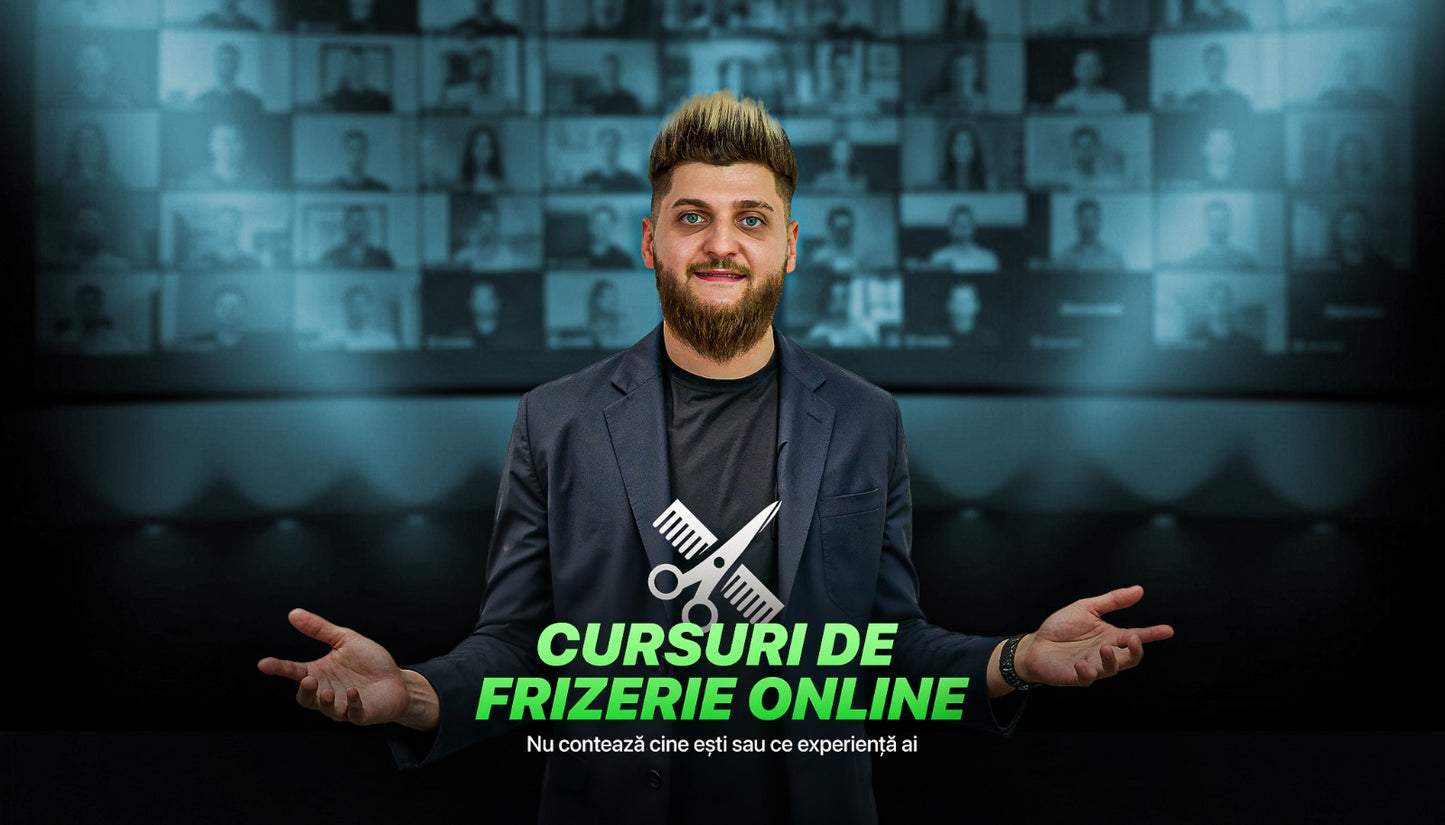 Live 3 ore de frizerie sub presiune Simion + Video Curs Friezerie la Reducere